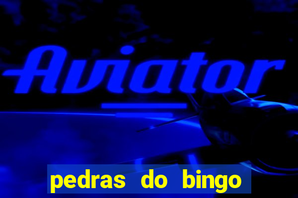 pedras do bingo para imprimir